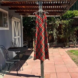 Vintage 70’s Kelly Arden Plaid Maxi Dress